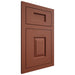 Shiloh Cabinetry Flush Inset Summit Maple Plain Cut Cayenne Door