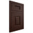 Shiloh Cabinetry Flush Inset Summit Maple Plain Cut Cocoa Door