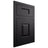 Shiloh Cabinetry Flush Inset Summit Paintable Black Door