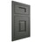 Shiloh Cabinetry Flush Inset Summit Paintable Pewter Green Door