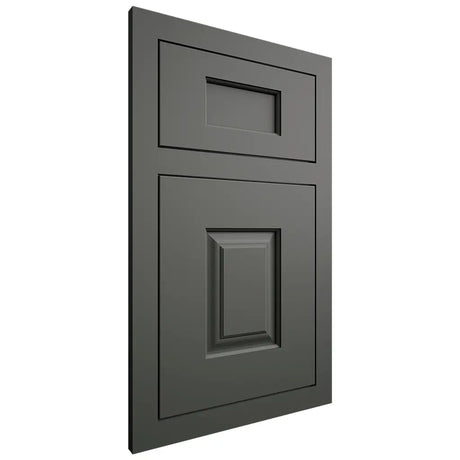 Shiloh Cabinetry Flush Inset Summit Paintable Pewter Green Door