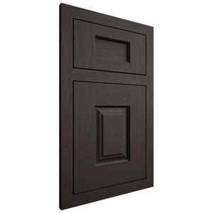Shiloh Cabinetry Flush Inset Summit Poplar Plain Cut Carbon Door