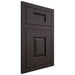 Shiloh Cabinetry Flush Inset Summit Poplar Plain Cut Carbon Door