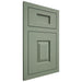 Shiloh Cabinetry Flush Inset Summit Poplar Plain Cut Moss Door