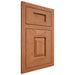 Shiloh Cabinetry Flush Inset Summit Red Oak Plain Cut Harvest Door
