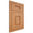Shiloh Cabinetry Flush Inset Summit Red Oak Plain Cut Medium Door