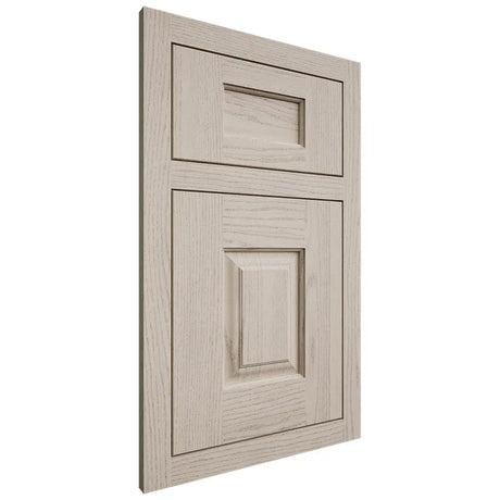 Shiloh Cabinetry Flush Inset Summit Walnut Plain Cut Seagull Door