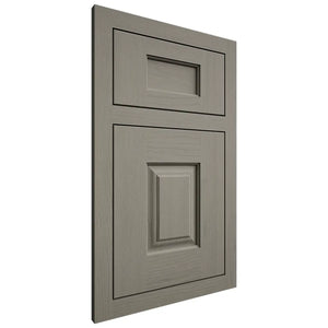 Shiloh Cabinetry Flush Inset Summit Walnut Plain Cut Thyme Door