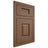 Shiloh Cabinetry Flush Inset Summit White Oak Plain Cut Autumn Door