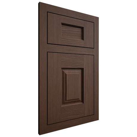 Shiloh Cabinetry Flush Inset Summit White Oak Plain Cut Braun Door