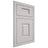 Shiloh Cabinetry Flush Inset Summit White Oak Plain Cut Cotton Door