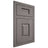 Shiloh Cabinetry Flush Inset Summit White Oak Plain Cut Flagstone Door