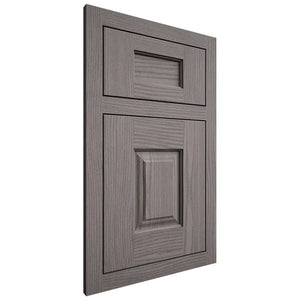 Shiloh Cabinetry Flush Inset Summit White Oak Plain Cut Flagstone Door