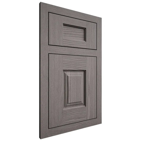 Shiloh Cabinetry Flush Inset Summit White Oak Plain Cut Flagstone Door