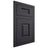 Shiloh Cabinetry Flush Inset Summit White Oak Plain Cut Harbor Door