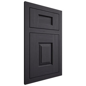 Shiloh Cabinetry Flush Inset Summit White Oak Plain Cut Harbor Door