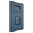 Shiloh Cabinetry Flush Inset Summit White Oak Plain Cut Hudson Door