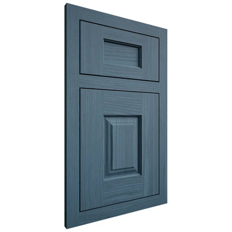 Shiloh Cabinetry Flush Inset Summit White Oak Plain Cut Hudson Door