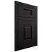 Shiloh Cabinetry Flush Inset Summit White Oak Plain Cut Ink Door