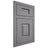 Shiloh Cabinetry Flush Inset Summit White Oak Plain Cut Sterling Door