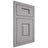 Shiloh Cabinetry Flush Inset Summit White Oak Plain Cut Stratus Door