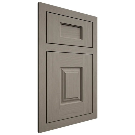 Shiloh Cabinetry Flush Inset Summit White Oak Plain Cut Thyme Door