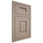 Shiloh Cabinetry Flush Inset Summit White Oak Plain Cut Whitewash Door