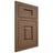 Shiloh Cabinetry Flush Inset Summit White Oak Quarter Sawn Autumn Door