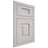 Shiloh Cabinetry Flush Inset Summit White Oak Quarter Sawn Cotton Door