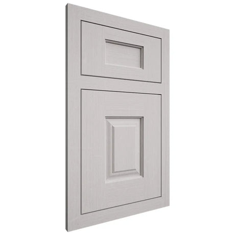 Shiloh Cabinetry Flush Inset Summit White Oak Quarter Sawn Cotton Door
