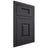 Shiloh Cabinetry Flush Inset Summit White Oak Quarter Sawn Harbor Door