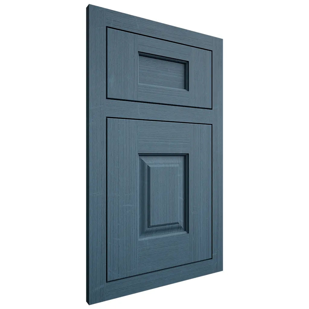 Shiloh Cabinetry Flush Inset Summit White Oak Quarter Sawn Hudson Door