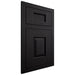 Shiloh Cabinetry Flush Inset Summit White Oak Quarter Sawn Ink Door