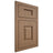 Shiloh Cabinetry Flush Inset Summit White Oak Quarter Sawn Medium Door