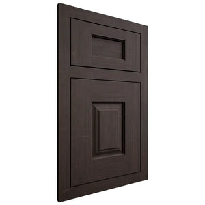Shiloh Cabinetry Flush Inset Summit White Oak Quarter Sawn Morel Door