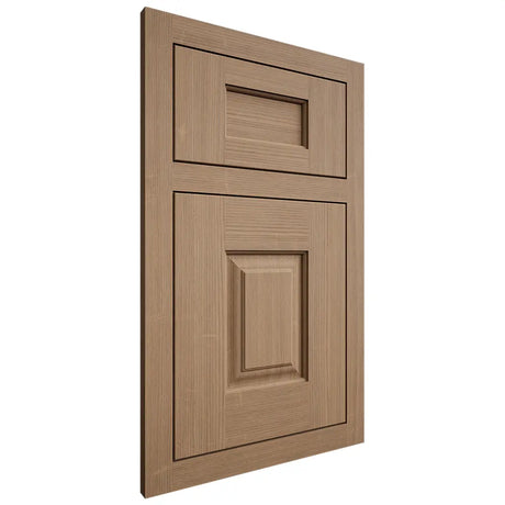 Shiloh Cabinetry Flush Inset Summit White Oak Quarter Sawn Natural Door