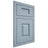 Shiloh Cabinetry Flush Inset Summit White Oak Quarter Sawn Sky Door