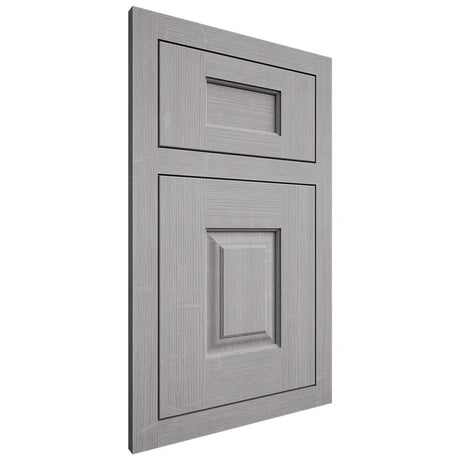 Shiloh Cabinetry Flush Inset Summit White Oak Quarter Sawn Stratus Door