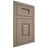 Shiloh Cabinetry Flush Inset Summit White Oak Rift Cut Almond Door