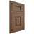 Shiloh Cabinetry Flush Inset Summit White Oak Rift Cut Autumn Door