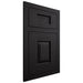 Shiloh Cabinetry Flush Inset Summit White Oak Rift Cut Espresso Door