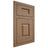 Shiloh Cabinetry Flush Inset Summit White Oak Rift Cut Medium Door