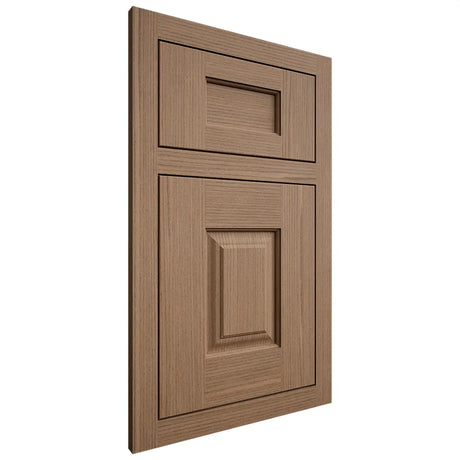 Shiloh Cabinetry Flush Inset Summit White Oak Rift Cut Medium Door