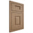 Shiloh Cabinetry Flush Inset Summit White Oak Rift Cut Natural Door