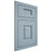 Shiloh Cabinetry Flush Inset Summit White Oak Rift Cut Sky Door
