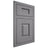 Shiloh Cabinetry Flush Inset Summit White Oak Rift Cut Sterling Door