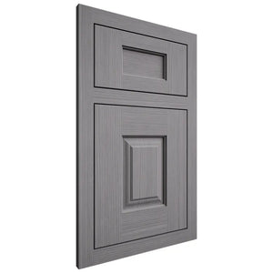 Shiloh Cabinetry Flush Inset Summit White Oak Rift Cut Sterling Door