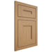 Shiloh Cabinetry Flush Inset Tahoe Alder Plain Cut Natural Door