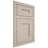 Shiloh Cabinetry Flush Inset Tahoe Alder Plain Cut White Sands Door