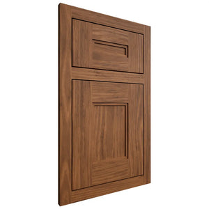 Shiloh Cabinetry Flush Inset Tahoe Cherry Plain Cut Carob Door